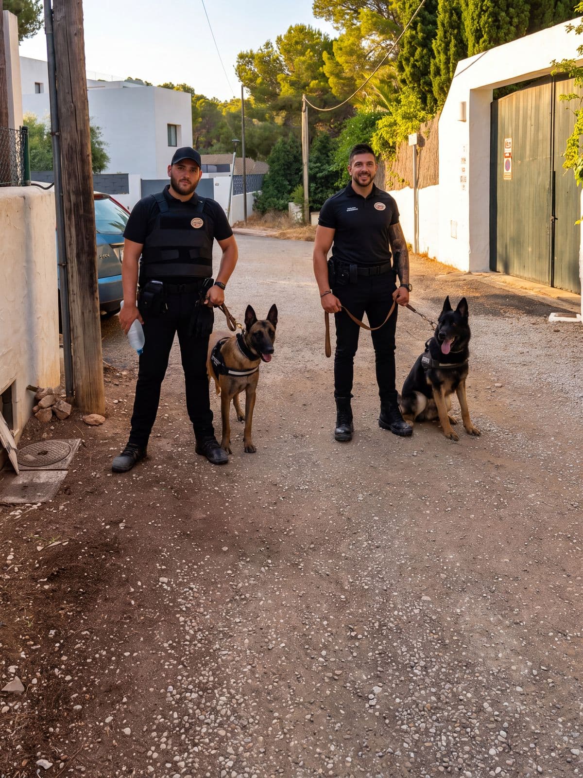 Servicio de vigilancia con unidad canina (k9) en Ibiza